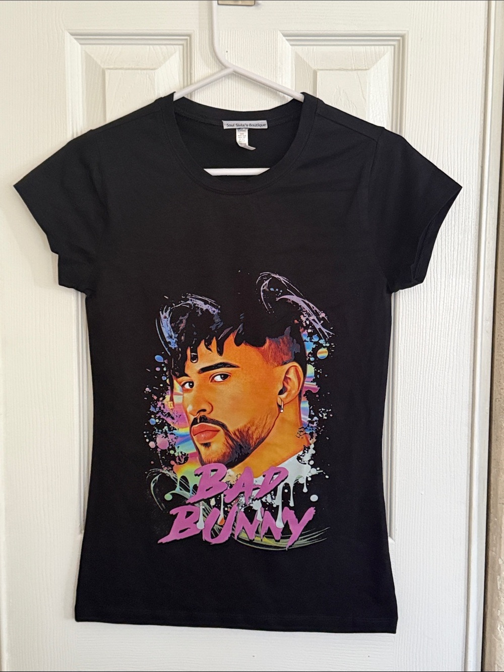Bad Bunny Black Graphic Tee - Picture 4 of 5